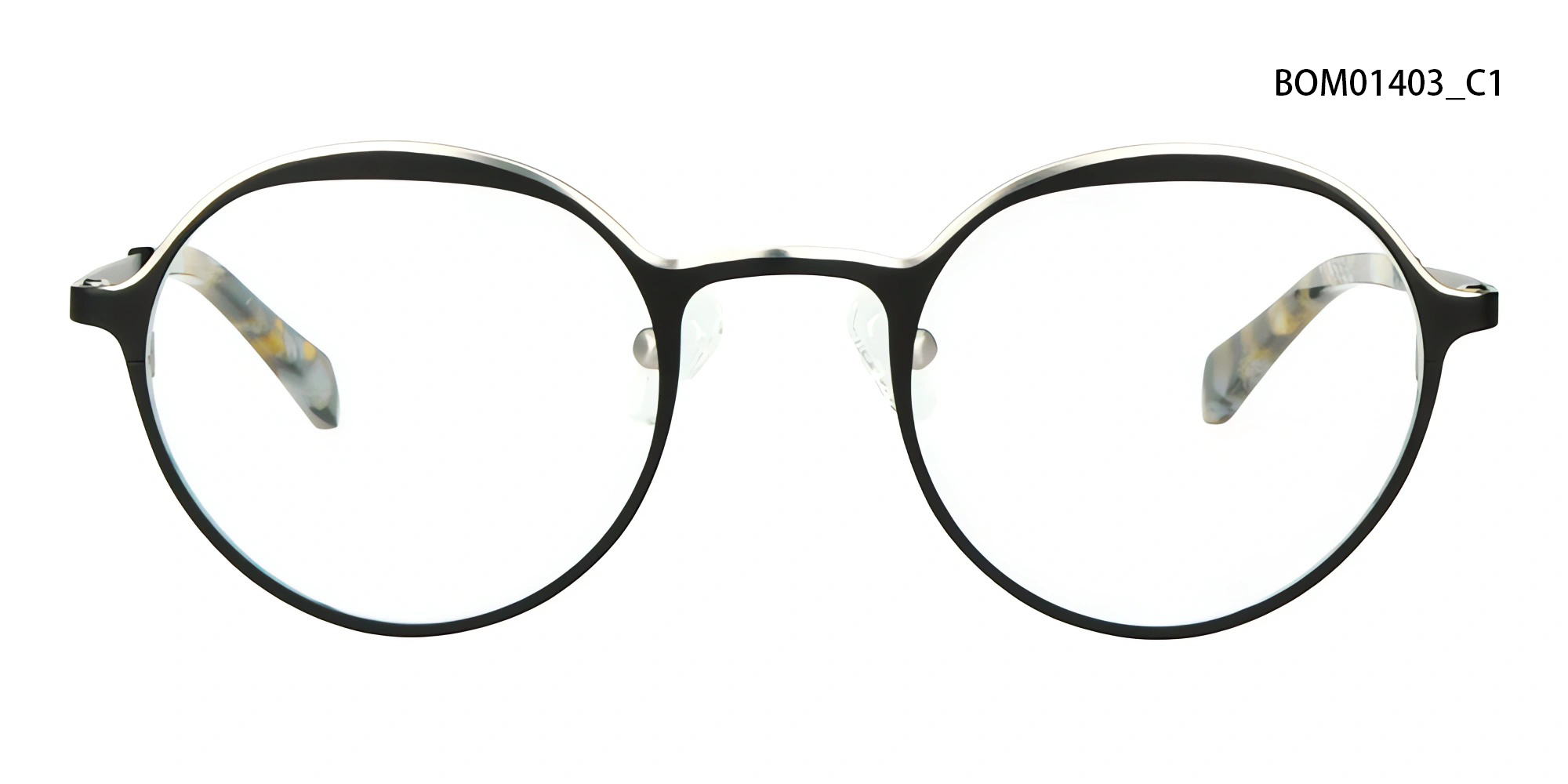 Minimalist Round Metal Optical Frame | Unisex Eyewear detail 1