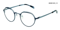 Minimalist Round Metal Optical Frame | Unisex Eyewear detail 4
