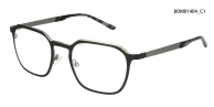 Men's Square Metal Optical Frame | Lightweight Business Eyewear detail 2